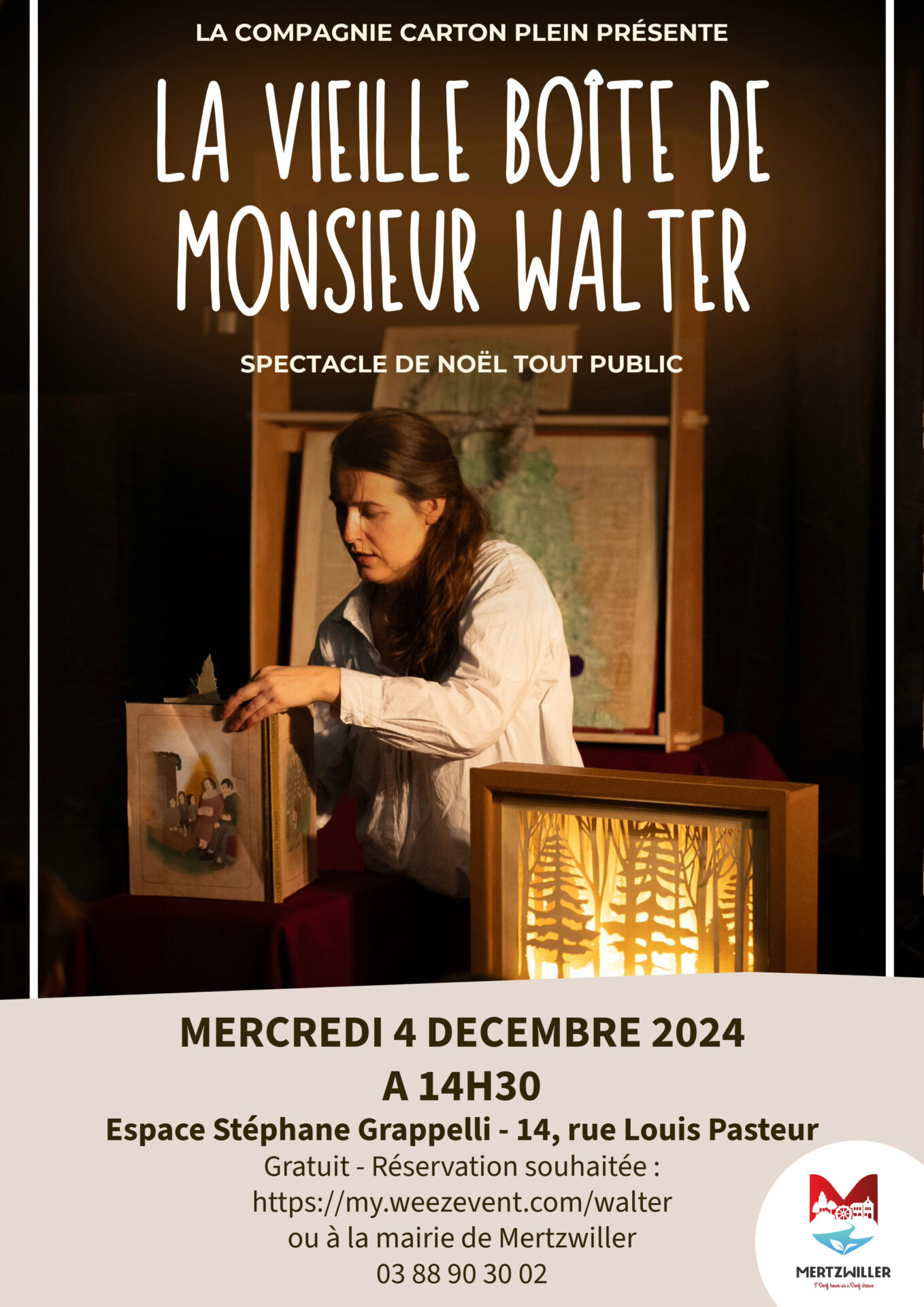 Spectacle de Noël : La vieille boite de Monsieur Walter