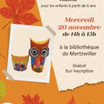 Atelier bricolage hibou (COMPLET)